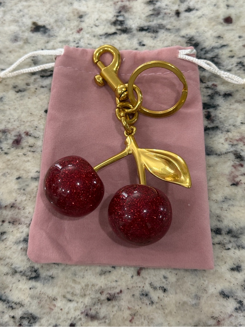 Cherry Bag Charm and/or Keychain- New - Picture 5 of 5